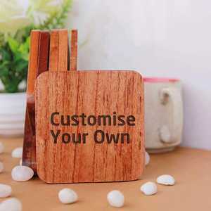 Posavasos de madera únicos para regalos de boda al por mayor - Product Image 6