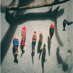 ไม้ปลาเนื้อเรียบสีขาวเรียบง่ายสไตล์ไม่เหมือนใครของตกแต่งผนังบ้าน - Product Image 5