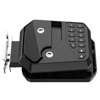 Cerradura de Puerta para RV, Totalmente Metálica, con Entrada sin Llave a través de la Aplicación TuYa, Kit de Reemplazo, Impermeable IP65, con Huella Dactilar, Contraseña y Control Remoto