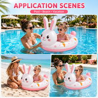 Équipement de divertissement aquatique gonflable en PVC personnalisé, bouées flottantes pour enfants, adaptées aux divertissements aquatiques en plein air