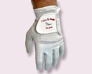 Guante de Golf antideslizante Cabretta cuero piel de oveja pieza blanca peso de la mano Material origen GUA tamaño Color lugar izquierdo modelo PGM - Product Image 1