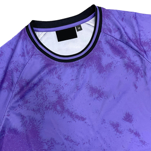 Maillots de football respirants à séchage rapide avec manches courtes, conception OEM personnalisée avec numéro et logo - Product Image 5