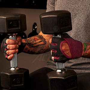 Venta al por mayor de ropa de fitness levantamiento de pesas guantes de entrenamiento de color personalizado guantes de levantamiento de pesas - Product Image 5