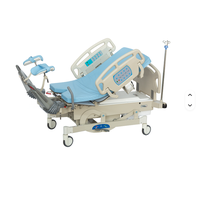 Lit d'accouchement électrique CH-T600 LDR avec moteur LINAK, lit de maternité pour la récupération post-partum, barrières latérales en ABS, batterie de secours, 225 kg, ISO CE