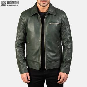 Brown Genuine Leather Men Fashion <b>All</b> Sizes With Custom Logo And Label High Quality Jacket For Men Product - Product Image 1