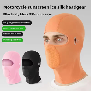 Pasamontañas de ciclismo al aire libre con logotipo personalizado para hombres y mujeres, pasamontañas de protección solar impermeable a prueba de viento para deportes, envío DDP - Product Image 3