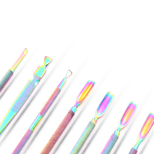 Empujador de Cutículas de Acero Inoxidable Japonés, Multicolor, Fácil de Usar, Alta Precisión, Herramienta de Cuidado Personal de Marca Privada - Product Image 2