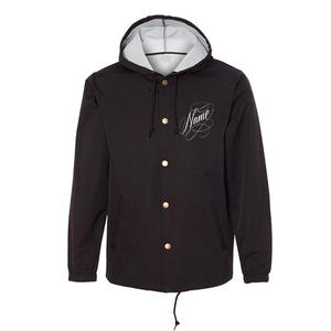 Veste d'entraîneur légère et résistante à l'eau pour hommes Style vintage Memory Windbreaker Thick Bomber Jacket for Winter OEM service - Product Image 3