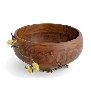 Bol de service en bois tendance de l'industrie de vente chaude ustensiles de cuisine fantastiques pour les cadeaux de pendaison de crémaillère - Product Image 3