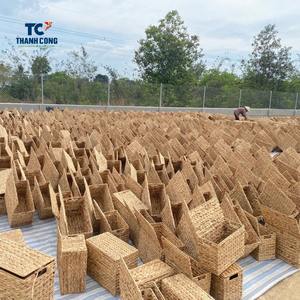 Vietnam RATTAN <b>STORAGE</b> <b>BASKET</b> for <b>Baby</b> Room Organizer Handmade for Toy Clothes and Blanket Arrangement in Nursery Setup - Product Image 3