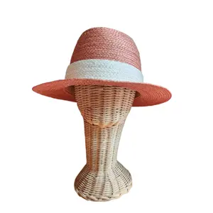 Panama Hat Handmade Products From Natural Material Sisal Plant Eco-Freindly Beach Hat Golf Hat Accept OEM