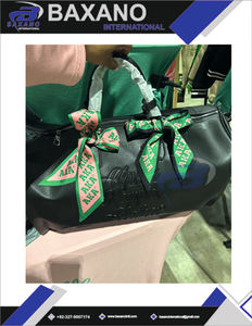 Alpha |   Kapa |   Sac de sport Alpha Sorority personnalisé en cuir PU noir et polyester, léger, avec fermeture éclair, pour voyage, gym, week-end, sac à main AKA - Product Image 6