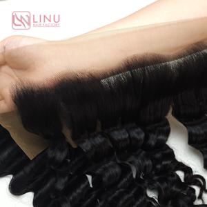 ผมมนุษย์บริสุทธิ์200ก. ผมด้านเป็นลอนลึก13x4ผม1B สีคลื่น9A - Product Image 3