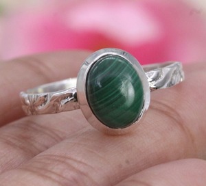 925 Sterling Silver Malachite Gemstone Spinner <b>Ring</b> Solid Stylish Green Gemstone <b>Ring</b> Fine Jewelry Promise Silver <b>Ring</b> for Gift - Product Image 3