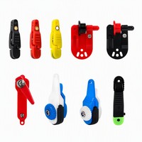 Ensemble de clips de déclenchement pour la pêche à la traîne, séparateur de ligne ABS à déviation d'eau, accessoires de pêche