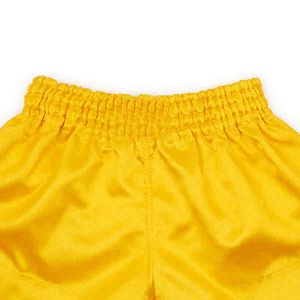 กางเกงขาสั้นฝึกซ้อมแบบไทย MMA สำหรับผู้ชาย-ระบายอากาศได้สไตล์ลำลองแห้งเร็วพร้อมกระเป๋าคาดเอวและกระเป๋าโลโก้ออกแบบได้ตามต้องการ - Product Image 6