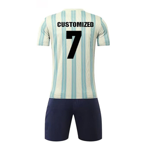 Último estilo 100% poliéster fútbol Jersey entrenamiento ropa deportiva Francia fútbol Jerseys sublimación ropa uniformes - Product Image 3