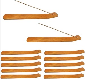 Soporte de palo de incienso de madera Quemador de incienso de madera hecho a mano Ash Catcher - Product Image 2