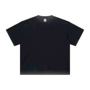 T-shirts personnalisés pour hommes délavés à l'acide Sunfade 100% coton Streetwear vierge poids lourd vieilli surdimensionné Boxy Fit t-shirts pour hommes - Product Image 4