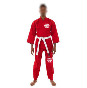 Equipo de entrenamiento de Taekwondo Jiu jitsu Gi, trajes de artes marciales ligeros, uniforme de Karate deportivo tradicional blanco - Product Image 4