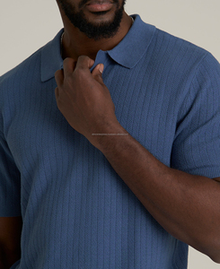 Men's 100% Cotton New Style Fabric Embroidered <b>Button</b> for <b>Shirts</b> Breathable <b>Half</b> Sleeve Hip Hop Solid Pattern Knitted - Product Image 4