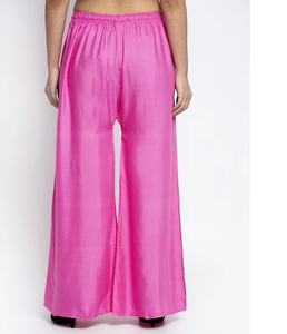 Pantalon Palazzo personnalisé coupe ample pour femmes pantalon d'été en rayonne lin léger élégant vêtements de travail idéal pour tous les jours - Product Image 1