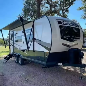 Remolques de Campamento Mini Lite de Lujo Totalmente Equipados, Nuevos, 2025, Refrigerador de Acero Inoxidable, para 8 Personas, Caravana, Mejor Precio - Product Image 1