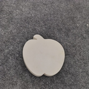 Posavasos de mármol blanco con forma de hueso único con rayas de terrazo negro posavasos de mármol hecho a mano decoración artística de Mesa para el hogar - Product Image 3