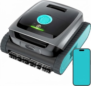 Limpiador robótico de piscinas Scuba S3 con estacionamiento automático y alertas, Azure - Product Image 1