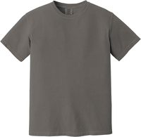 T-shirts Homme Haute Qualité 100% Coton Tricoté Couleur Unie Confort Personnalisé Coupe Ample Écologique Respirant 6 oz Blancs