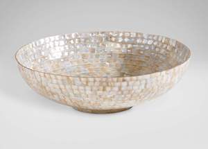 Bol moderne en nacre offrant une brillance esthétique et une éclat naturel pour rehausser le décor du salon - Product Image 3