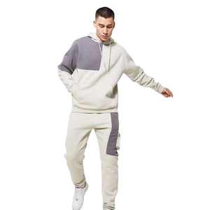 Survêtement en coton de haute qualité pour hommes, jogging personnalisé, logo imprimé, costume unisexe - Product Image 1
