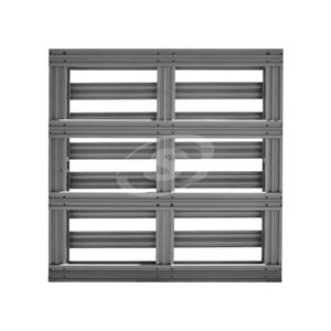 SEJIN personnalisé galvanisé palette fer acier métal robuste logistique durable en gros simple face 4 voies ISO Euro palette - Product Image 3