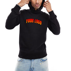 Sudaderas con Capucha de Algodón para Hombre, Talla Grande, Lisas, Extra Grandes, Transpirables, Ecológicas, Bordadas Personalizadas, Ropa Casual de Invierno al por Mayor - Product Image 1