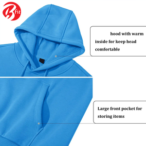 Sudadera de satén de gran tamaño personalizada para hombre, sudaderas con capucha de estilo callejero XXS, logotipo bordado, temporada Otoño Invierno, liso en blanco - Product Image 5