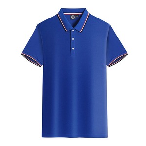 Polos en tissu de coton pur de qualité supérieure T-shirts décontractés pour hommes T-shirts polo personnalisés Anti-rétrécissement - Product Image 3