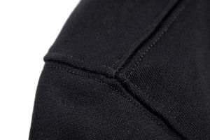 Nuevo estilo personalizado de alta calidad negro 100% algodón con cremallera sudaderas con capucha para hombre ajuste Delgado tamaño muy cómodo Material acolchado ropa de calle - Product Image 5