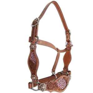 Vente chaude Confortable En Cuir Véritable Rembourré Cheval Halter Western Saddle Style au Meilleur Prix - Product Image 1