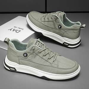 Nuevos zapatos deportivos casuales de otoño para hombre, sin cordones, resistentes al desgaste, para conducir, trabajar, combina con todo, zapatillas planas de moda para hombre - Product Image 4
