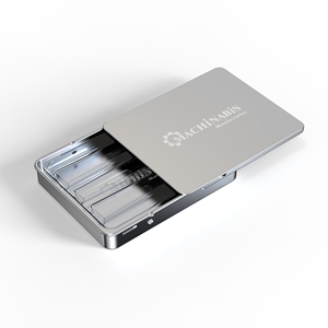 Nhà Máy Bán buôn tùy chỉnh đồng bằng vòng vuông cổ điển Kẹo sô cô la lon với con bằng chứng khóa - Product Image 6