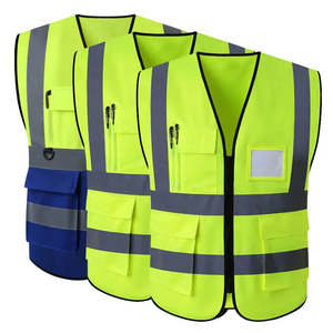 Chaleco DE SEGURIDAD reflectante de alta visibilidad, chaqueta de seguridad para construcción, chaleco reflectante de seguridad para el trabajo de conducción en carretera - Product Image 5