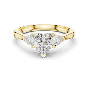 Bague en diamant de laboratoire de 1,39 carat pour femmes, clarté VVS-VS EF, or 18 carats, 14 carats, 10 carats et argent 925, rose, jaune, blanc - Product Image 1