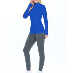 Camiseta de Manga Larga Ajustada para Mujer, Cuello Alto, para Uso Médico, Cómoda, Elástica, Deportiva, para Hospital - Product Image 3