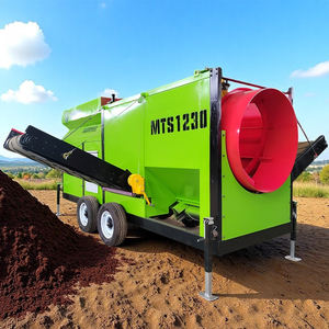 重機対応、カスタマイズ可能、CE認証取得済み、MTS1230型油圧式移動土壌選別機、表土選別機 - Product Image 1