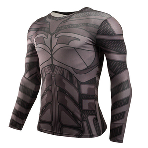 Camisetas de manga larga para hombre, ropa de compresión personalizada, protector de sarpullido Mma - Product Image 4