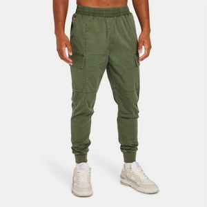 100% coton pantalon décontracté à rayures pour hommes pantalon de fitness ample à jambe droite avec style de rue pour une utilisation en extérieur et en intérieur - Product Image 2