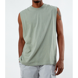 เสื้อกล้ามสำหรับยิมของผู้ชายเสื้อ2025สีพื้นแห้งเร็วลำลอง - Product Image 1