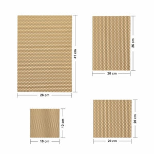 Bán Buôn Tự Làm Nến Kit Làm Sáp Ong Tổ Ong Tấm Màu Be Màu Và Kích Thước Phạm Vi Nến Cho Trẻ Em - Product Image 2