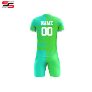 Uniformes de fútbol personalizables con colores y materiales personalizables en varias opciones para equipos y jugadores - Product Image 4