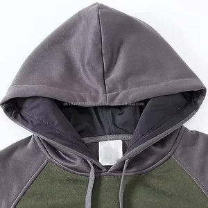 เสื้อฮู้ดดี้ผู้ชายแบบกำหนดเอง ราคาถูก MOQ ต่ำ คุณภาพดีเยี่ยม ทนทาน ออกแบบเองได้ เสื้อฮู้ดดี้ผู้ชายแบบเรียบๆ ไม่มีลาย สำหรับขาย - Product Image 3